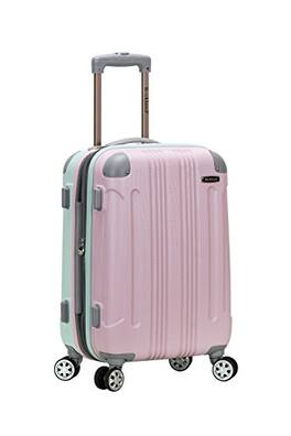 DORLUKFU - London Hardside Spinner Wheel Luggage, Mint, Carry-On 20-Inch - Multicolor
