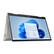 Angle. HP - Pavilion x360 2-In-1 14" Touch-Screen Laptop - Intel Core i5-1235U - 8GB Memory - 256GB SSD - Natural silver.