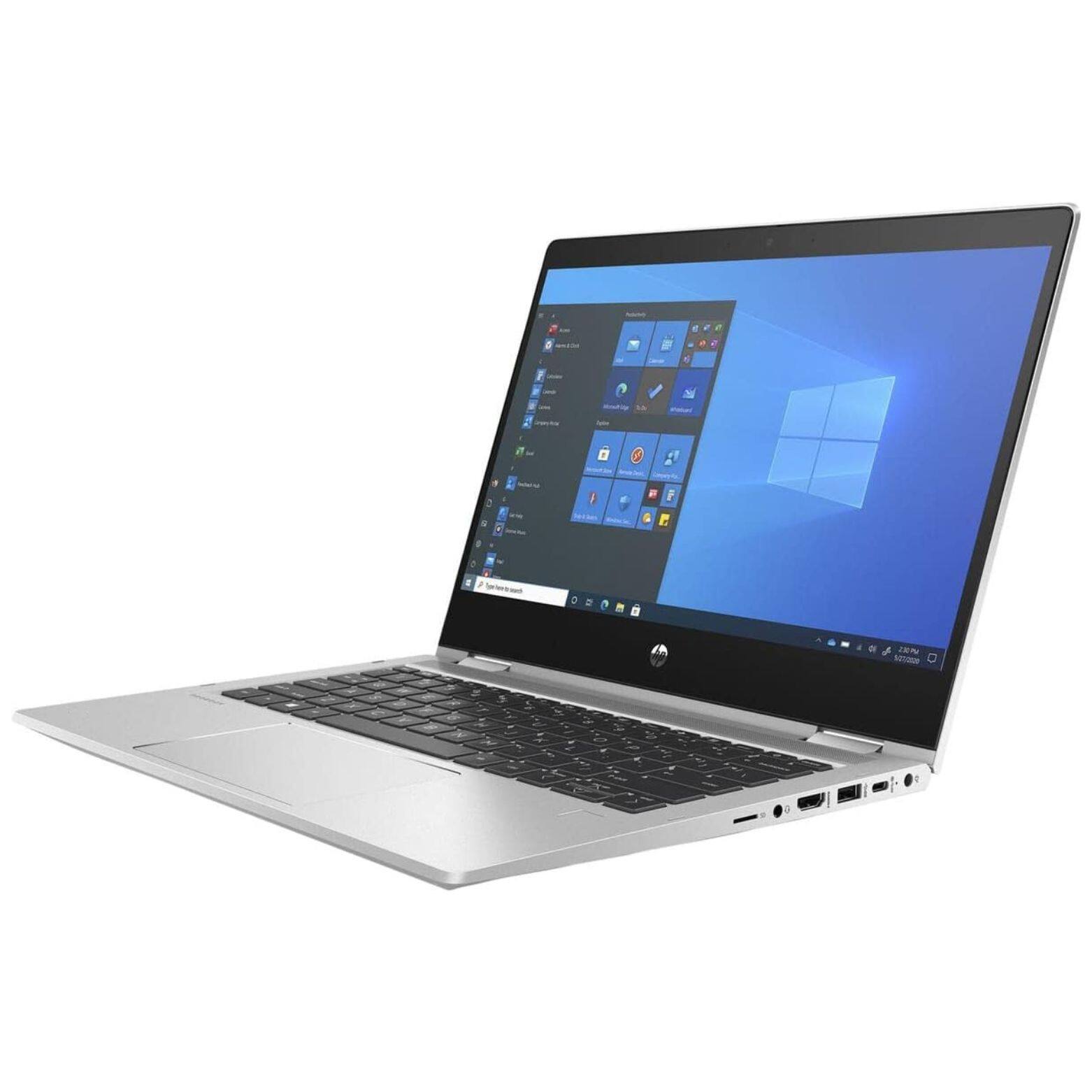 Alt View 2. HP - ProBook x360 435 G8 13.3" FHD Touch AMD Ryzen 7 PRO 5850U 1.9 GHz 16GB DDR4 512GB SSD Windows 11 Pro Laptop - Silver.