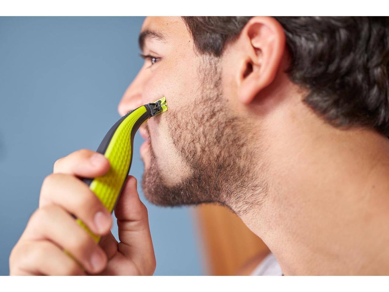 Alt View 3. Norelco - Philips Norelco OneBlade Original Face, Electric Razor and Styler, QP1424/70.