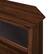 Alt View Zoom 32. Walker Edison - Contemporary Corner Fireplace TV Stand for Most TVs up to 65” - Dark Walnut/Black.
