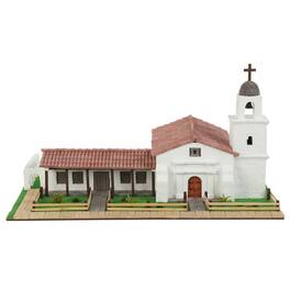Wise Elk - Mission Santa Cruz Mini Brick Building Kit, 1370 pcs - Multicolor