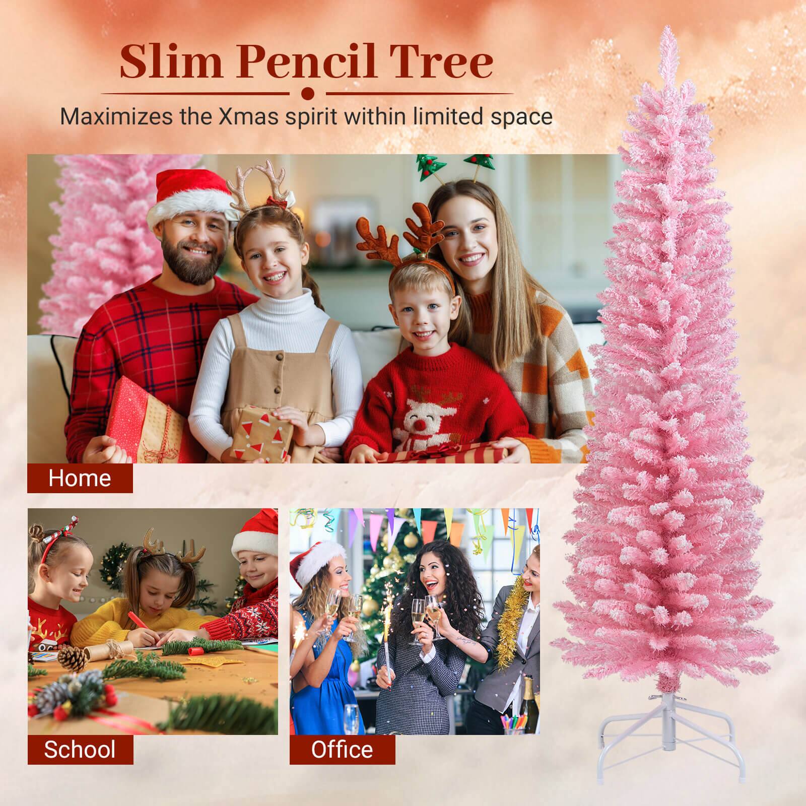 Slim Pencil Tree  
Maximizes the Xmas spirit within limited space  

Home  
School  
Office