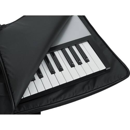 Alt View 1. Gator - Economy 61-Key Keyboard Bag, Lightweight Envelope-Style Design,Durable Nylon Web Handles and 600D Nylon Exterior - Black.
