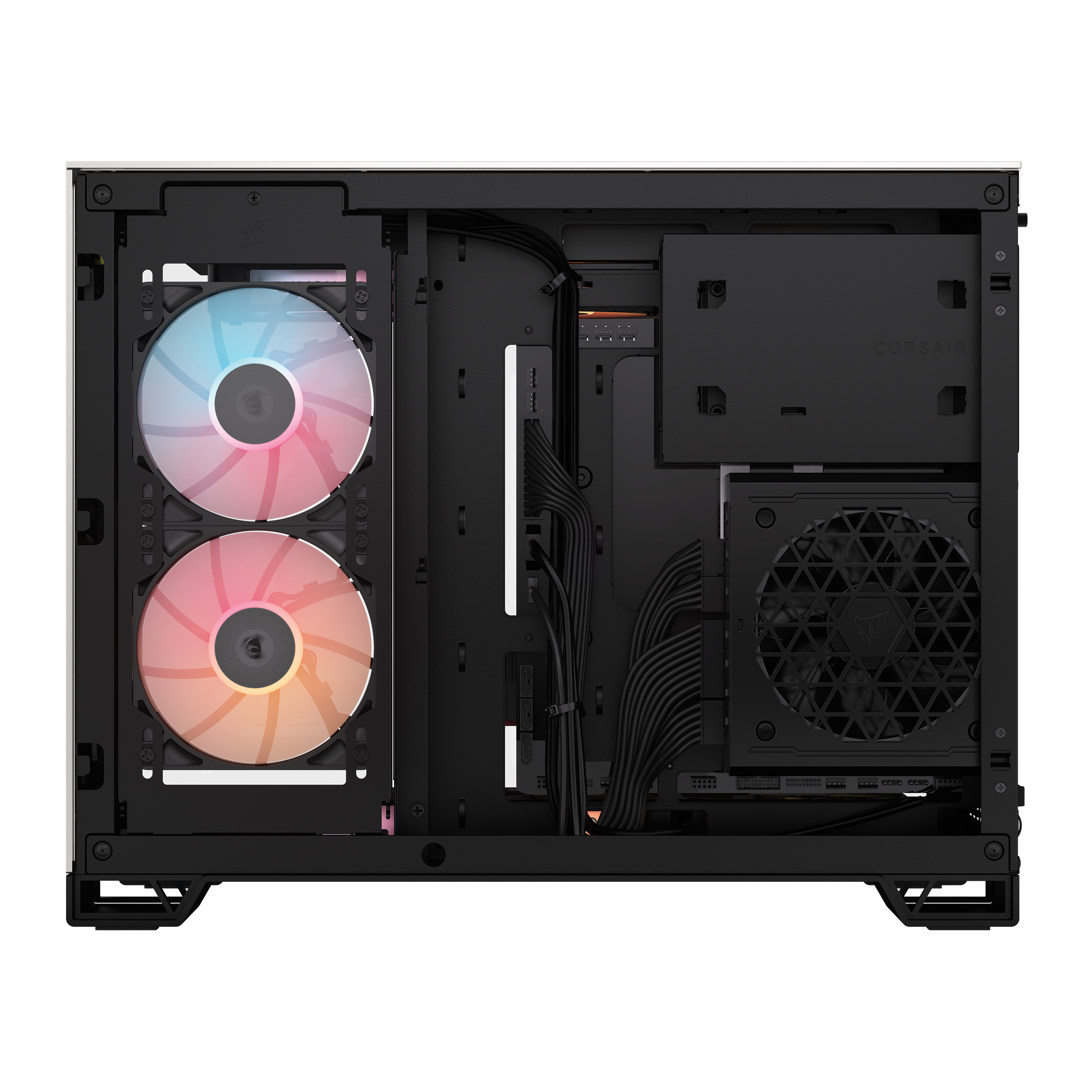 Alt View 2. CORSAIR - VENGEANCE a5100 Gaming Desktop-AMD Ryzen 7 780003XD-32GB RGB DDR5 6000MHz-NVIDIA GeForce RTX 5080-2TB SSD - Black.