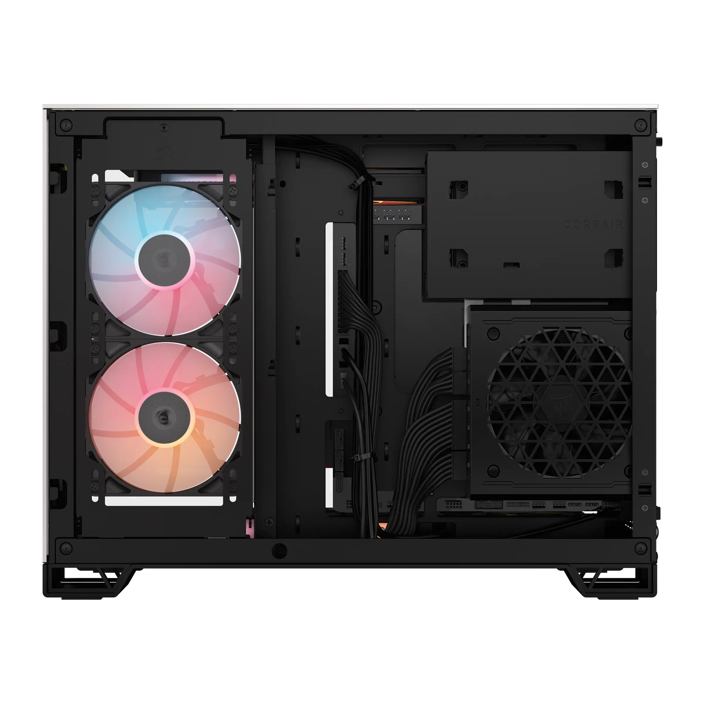 Alt View 2. CORSAIR - VENGEANCE a5100 Gaming Desktop-AMD Ryzen 7 780003XD-32GB RGB DDR5 6000MHz-NVIDIA GeForce RTX 5080-2TB SSD - Black.