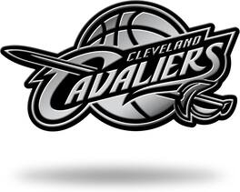 Rico Industries - Cleveland Cavaliers Logo Official NBA Licensed Molded Self-Adhesive Auto Emblem - Multi