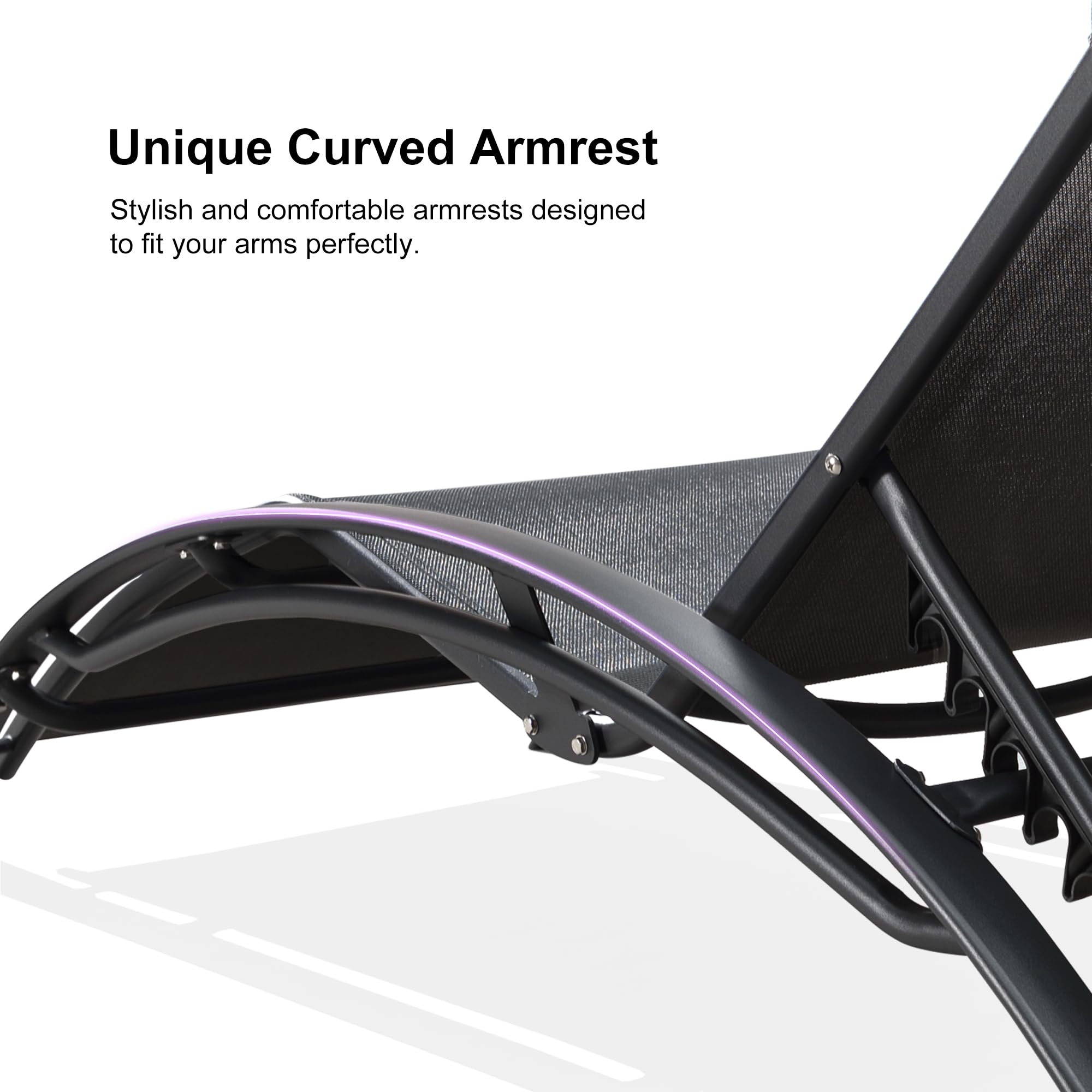 Unique Curved Armrest

Stylish and comfortable armrests designed to fit your arms perfectly.