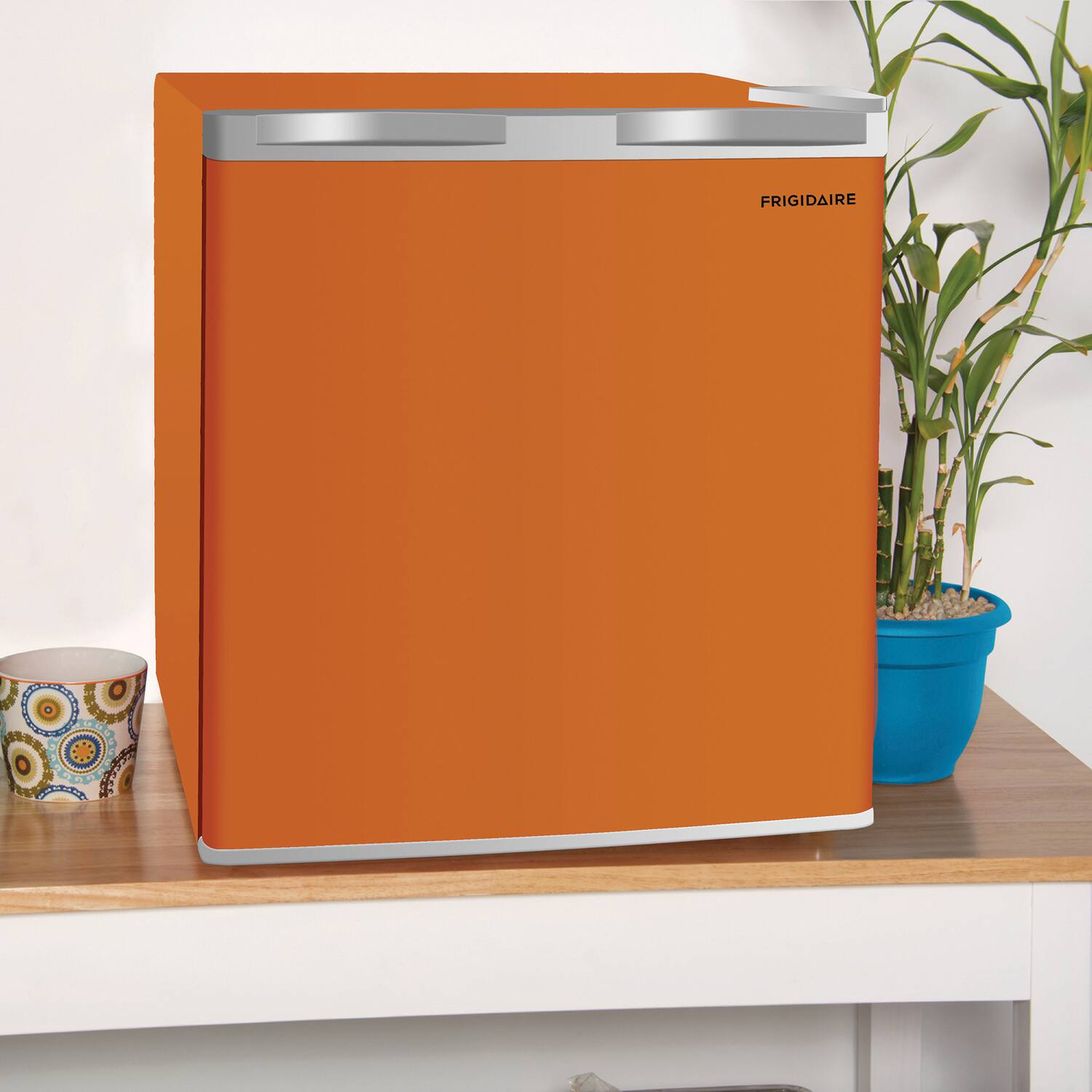 Alt View 2. Frigidaire - 1.6 Cu Ft 50W Compact Refrigerator - Orange.