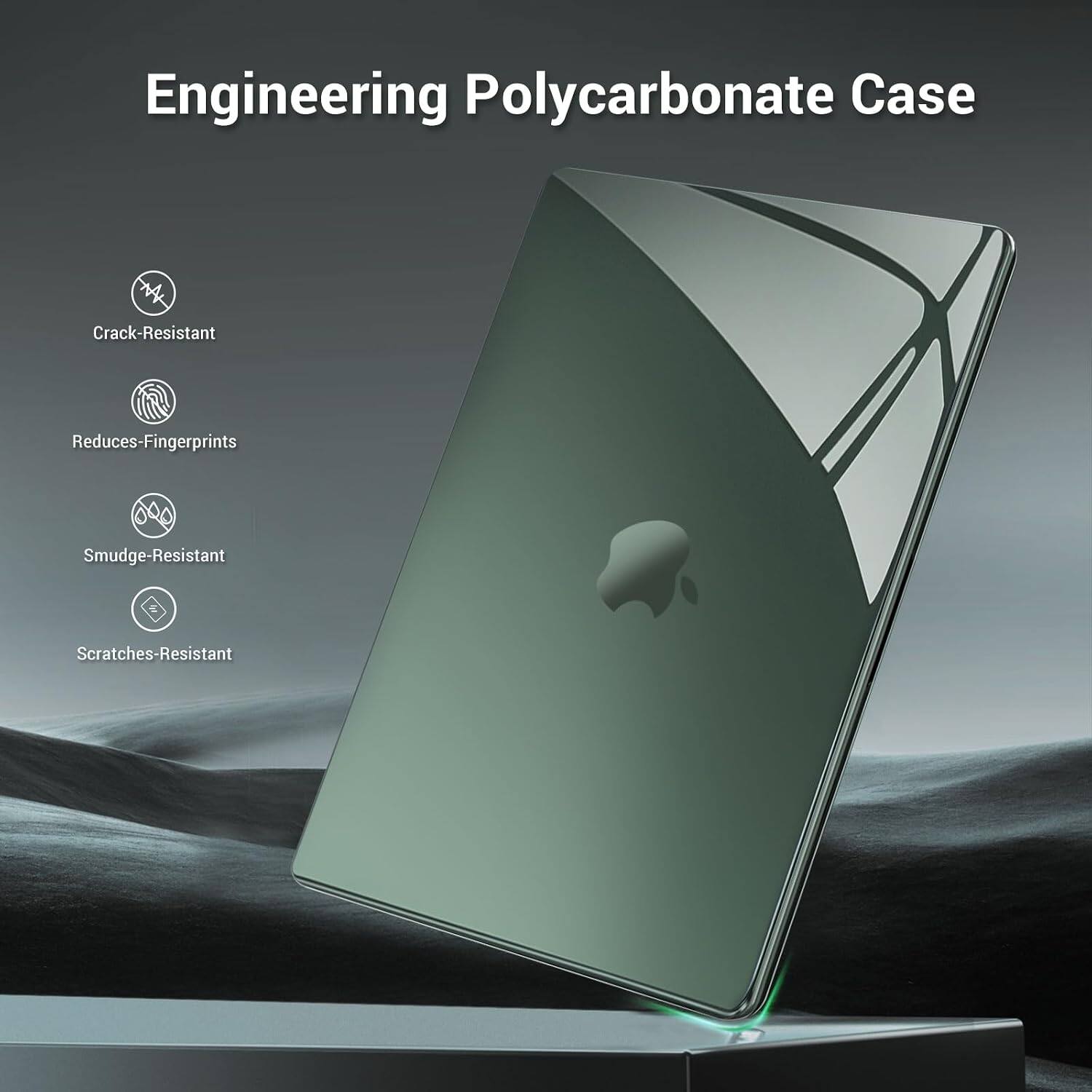 Engineering Polycarbonate Case

- Crack-Resistant
- Reduces Fingerprints
- Smudge-Resistant
- Scratches-Resistant