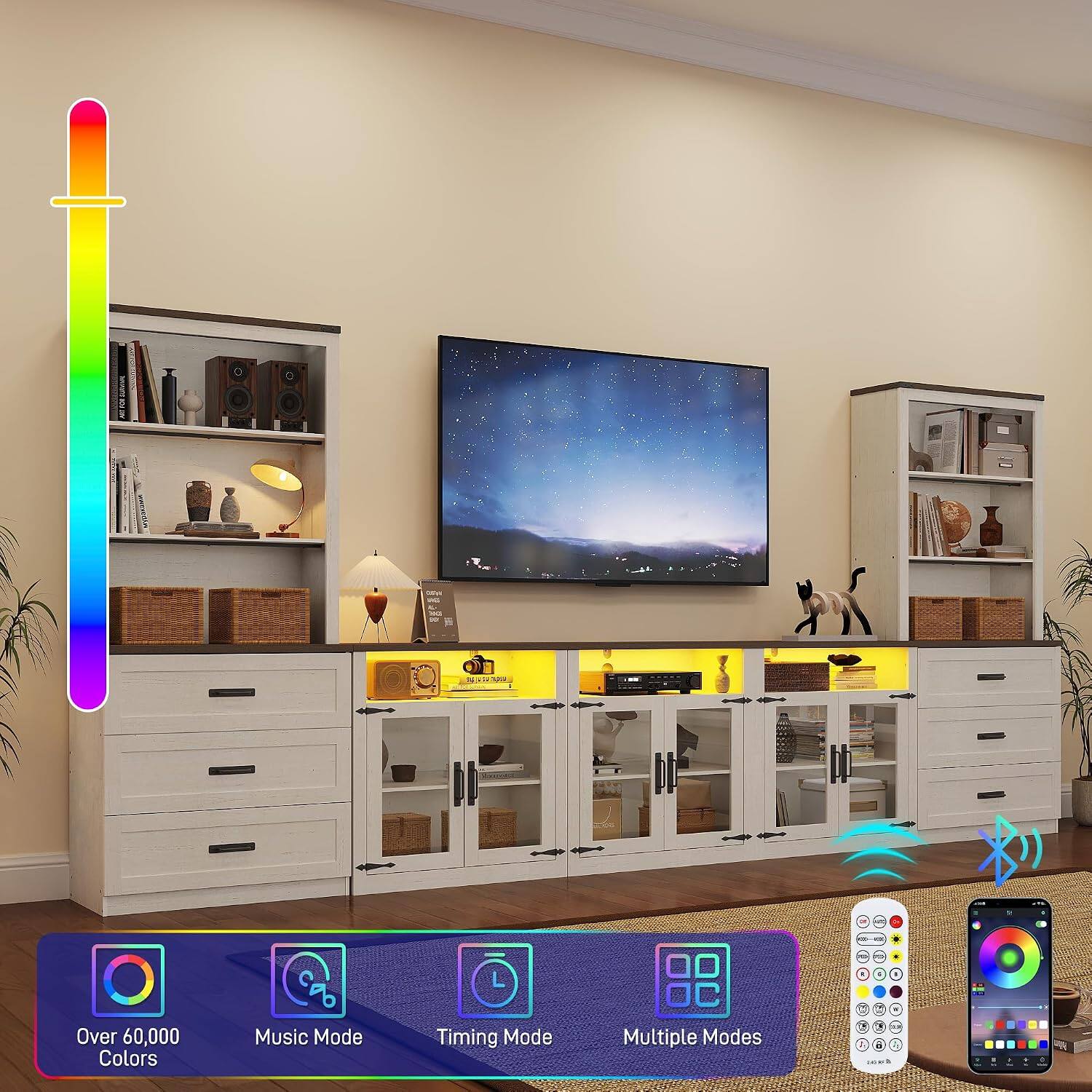 caiva 11:35 100

Over 60,000 Colors
Music Mode
Timing Mode
Multiple Modes