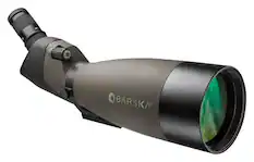 Angle. Barska - Blackhawk 25-75 x 100 Waterproof Angled Spotting Scope - Green.