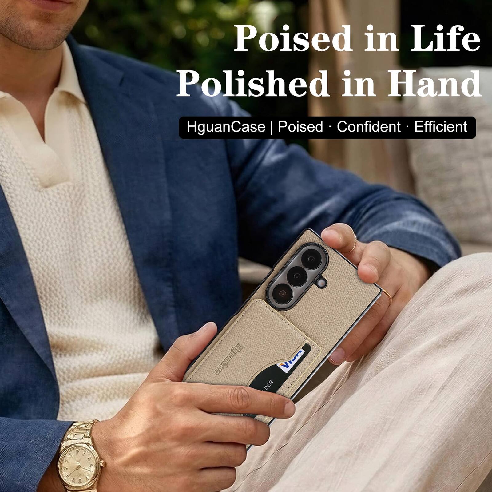 Poised in Life Polished in Hand  
HguanCase | Poised · Confident · Efficient