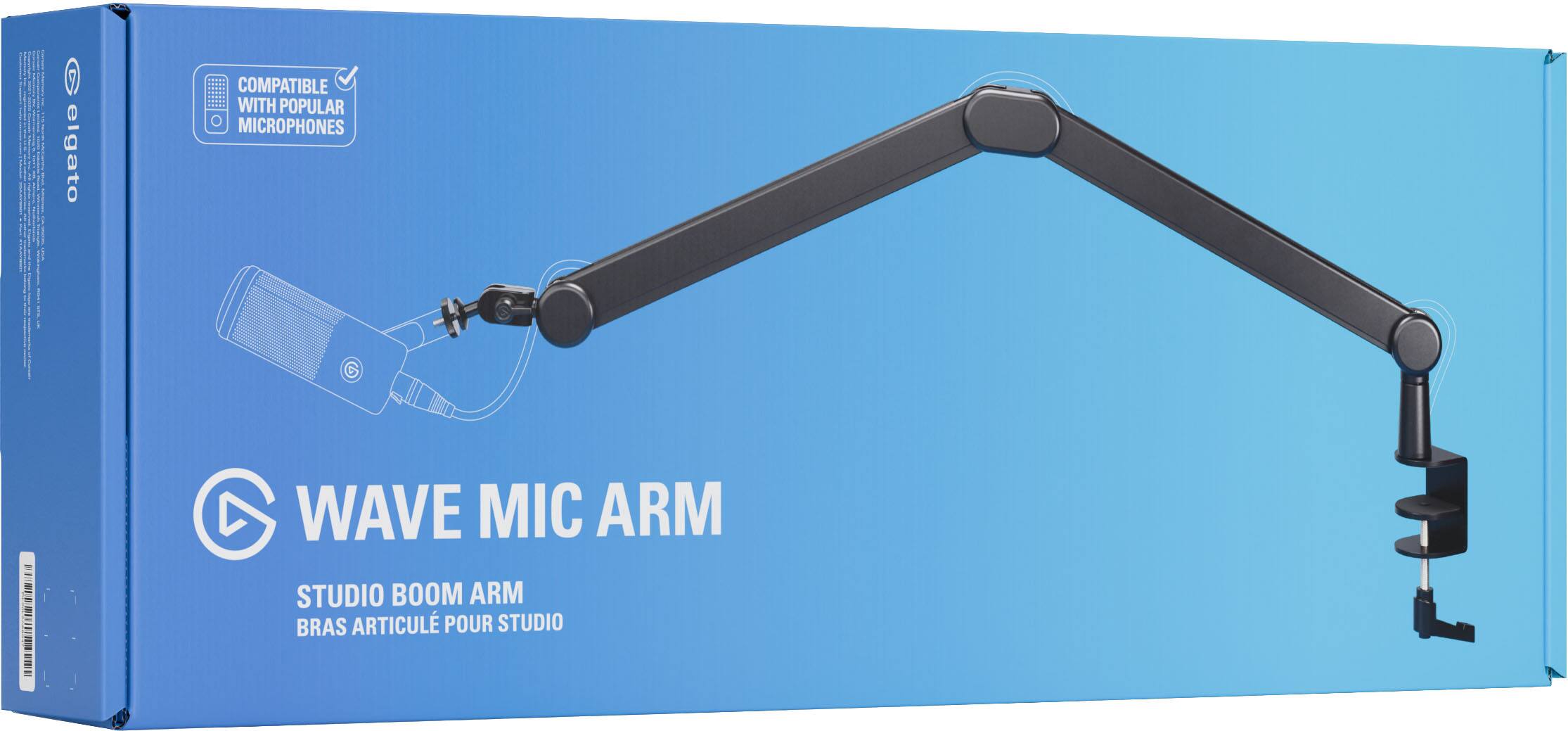 COMPATIBLE WITH POPULAR MICROPHONES

WAVE MIC ARM

STUDIO BOOM ARM
BRAS ARTICULÉ POUR STUDIO