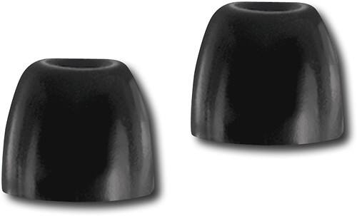 Front Standard. Shure - Medium Black Foam Sleeves for Select Shure Headphones (10-Pack) - Black.