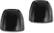 Front Standard. Shure - Medium Black Foam Sleeves for Select Shure Headphones (10-Pack) - Black.