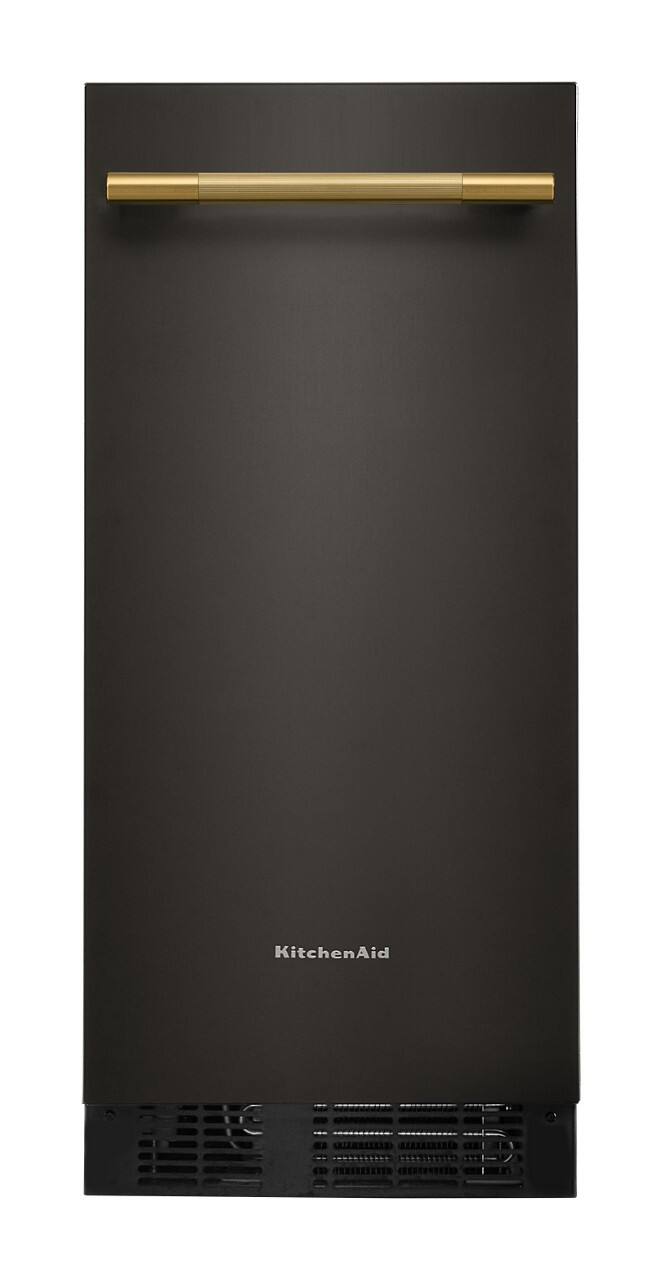 Alt View 16. KitchenAid - 15 inch 25-Lb. Ice Maker - Black Ore.