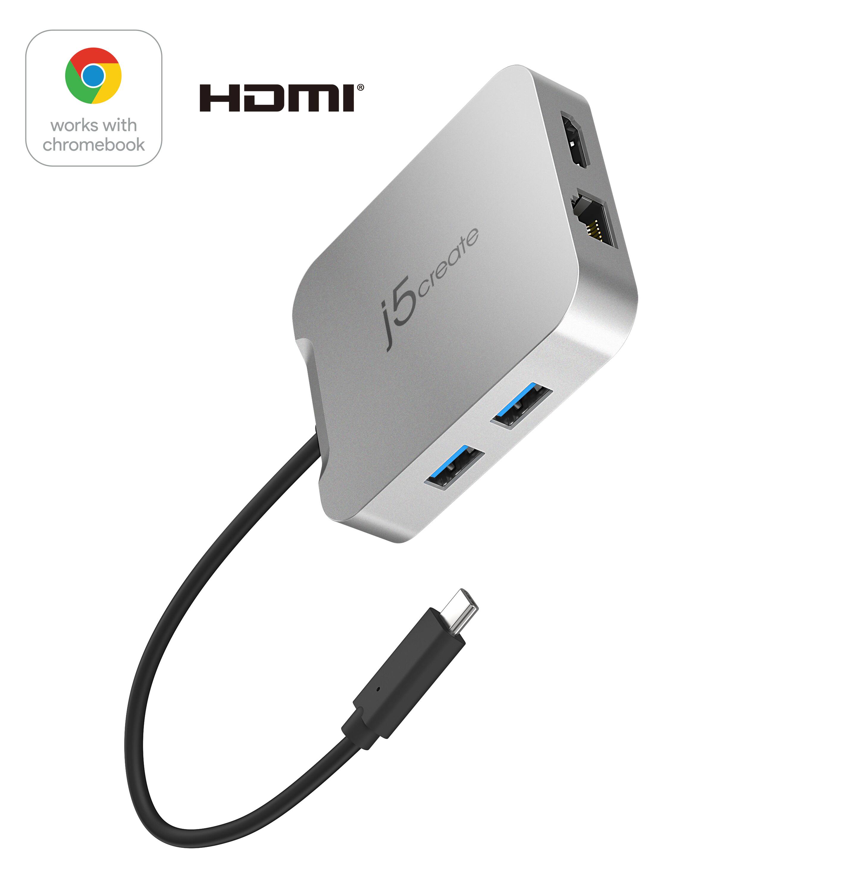 HDMI  
works with chromebook  
j5create