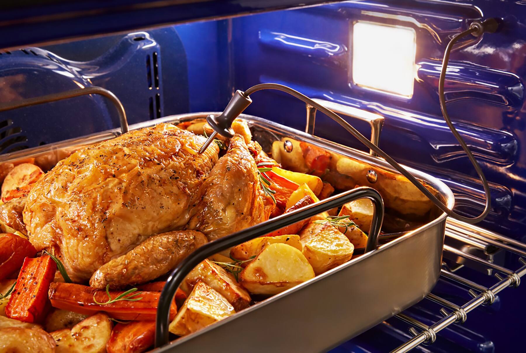 Alt View 14. KitchenAid - 30" Built-In Single Electric Convection Wall Oven with Air Fry Mode - Stainless Steel.