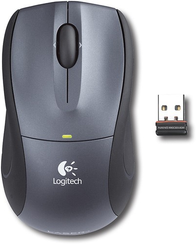 Buy: Logitech V450 Nano Cordless Mouse Laptops Silver