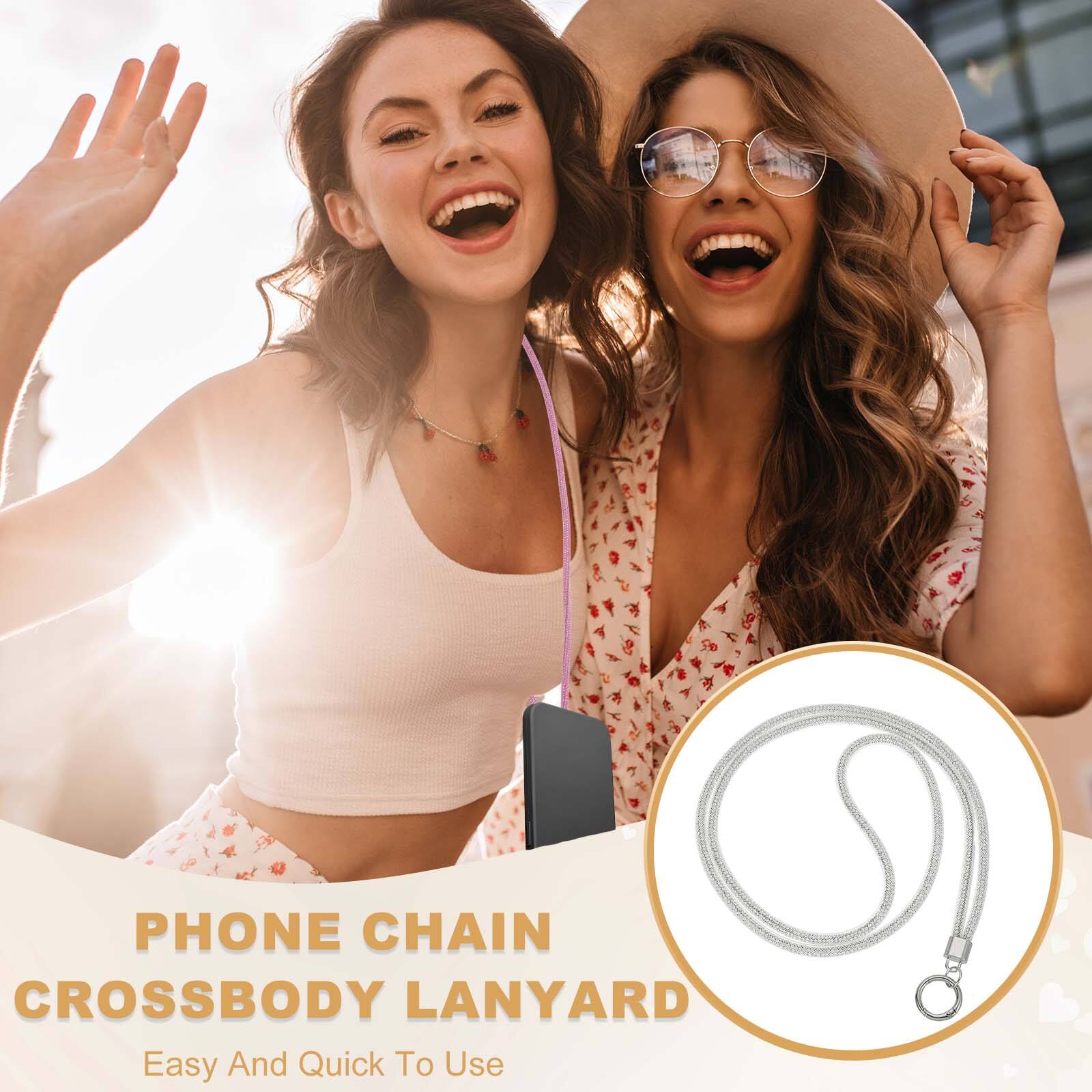 PHONE CHAIN CROSSBODY LANYARD  
Easy And Quick To Use