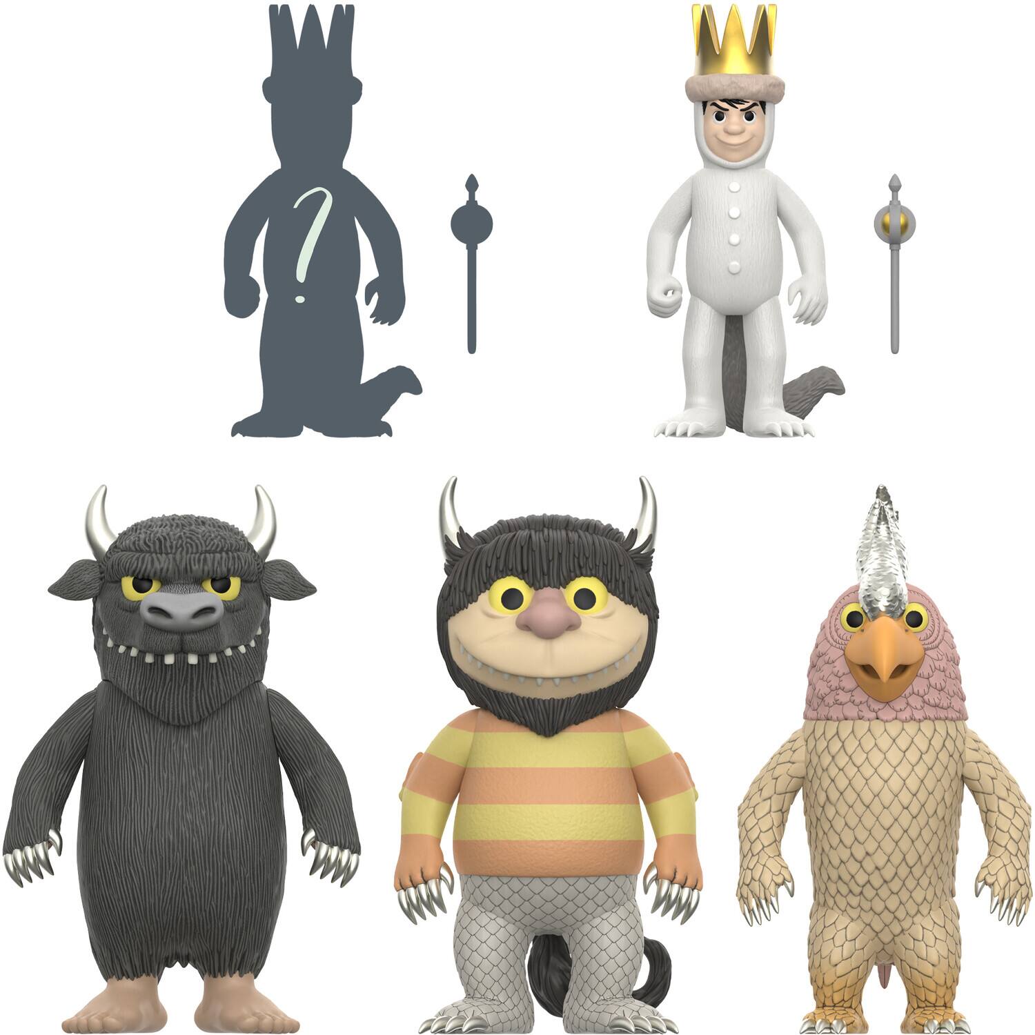 Alt View 2. Super7 - Super7 - Where the Wild Things Are - Reaction Blind Box Wv1 - 12pc Flat   - COLLECTIBLES - Multicolor.