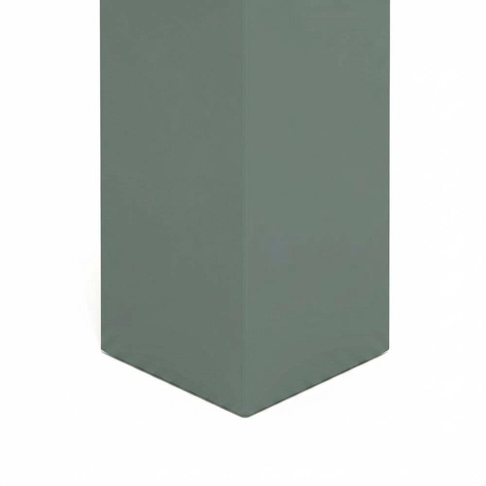 Alt View 2. FurniFact - Sage Green Square End Table with Thick Top and Modern Design - Sage Green.