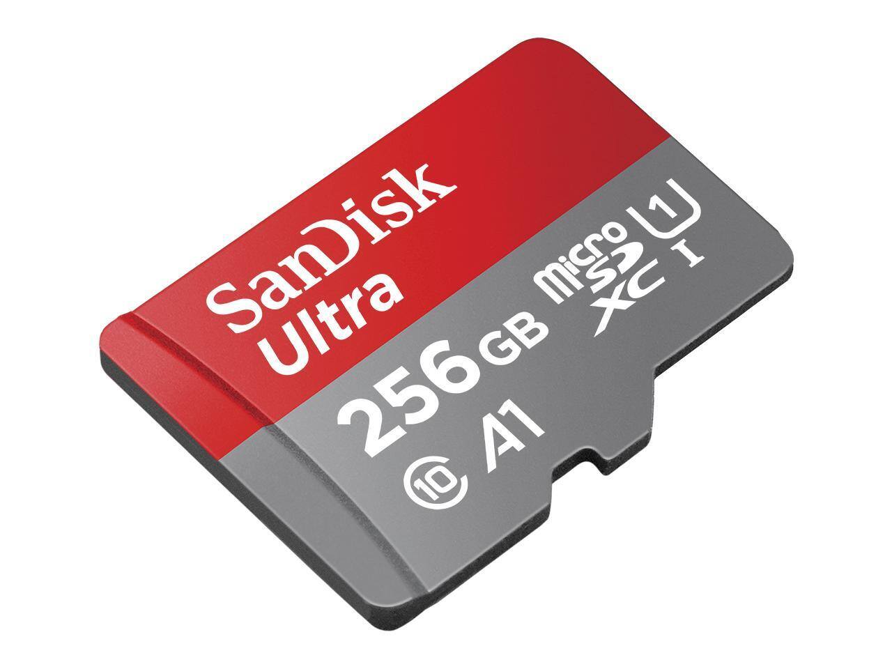 SanDisk Ultra  
256 GB  
MicroSDXC I  
A1
