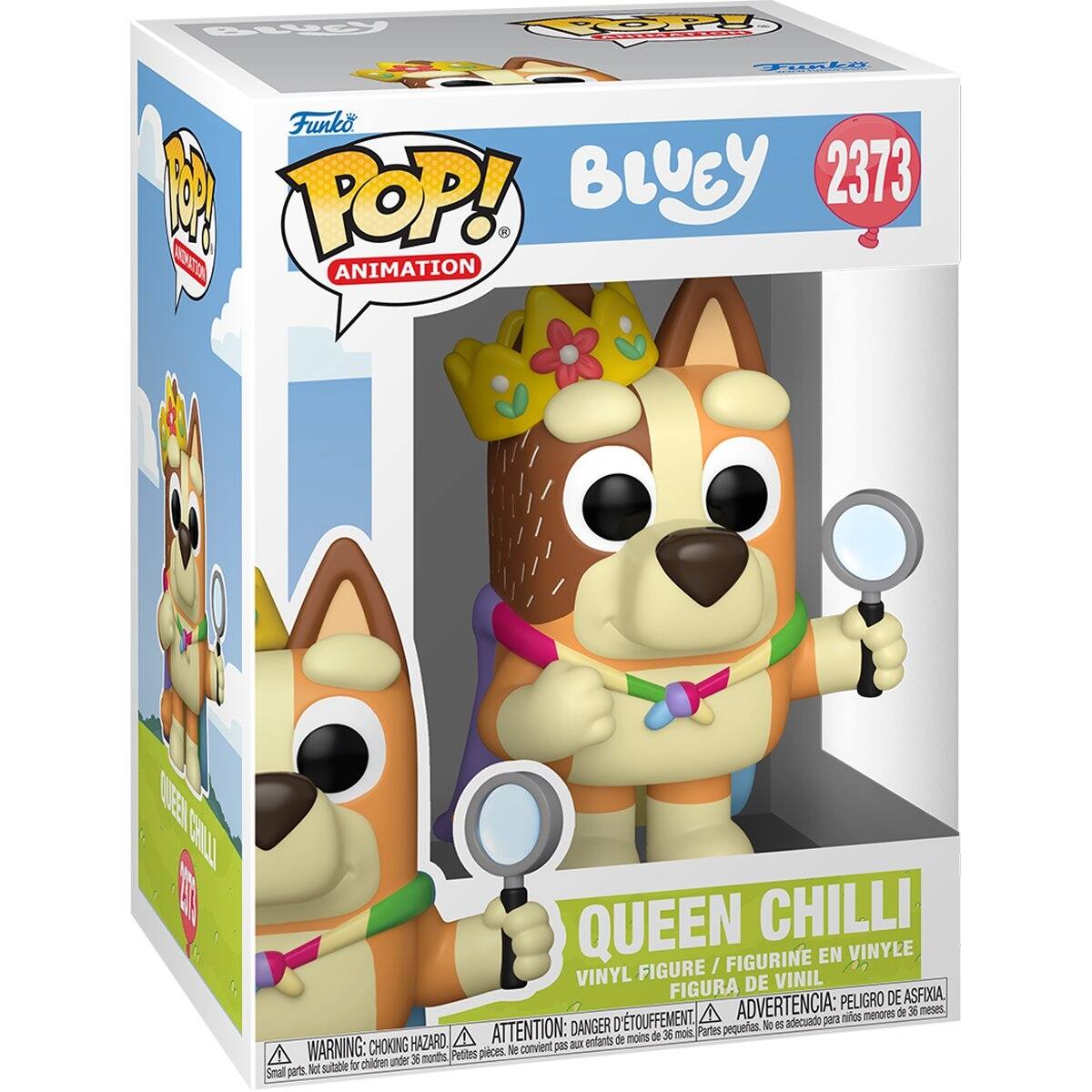 BLUC

Funko POP! BLUCY 2373 100000000000000000000000000000000000000000 ANIMATION
QUEEN CHILLI FIGURINE EN VINYLE FIGURE / VINYL FIGURA DE VINIL ADVERTENCIA: PELIGRO DE ASFIXIA, de 36 meses, D'TOUFFEMENT, adecuado para nios menores DANGER petits. No es CHOKING HAZARD, ATTENTION: aux enfants de moins de 36 mois, Partes WARNING: Ne convient pas under 36 months, Peotes pieces. Not suitable for children Small parts.