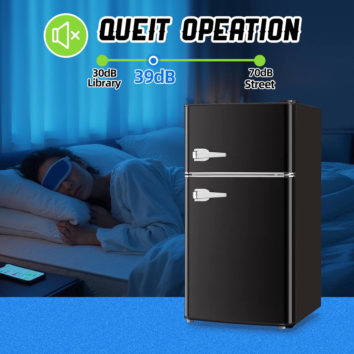 1x QUEIT OPERATION 30dB 39dB 70dB Library Street