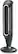Angle Standard. Honeywell - Fresh Breeze Tower Fan - Black.