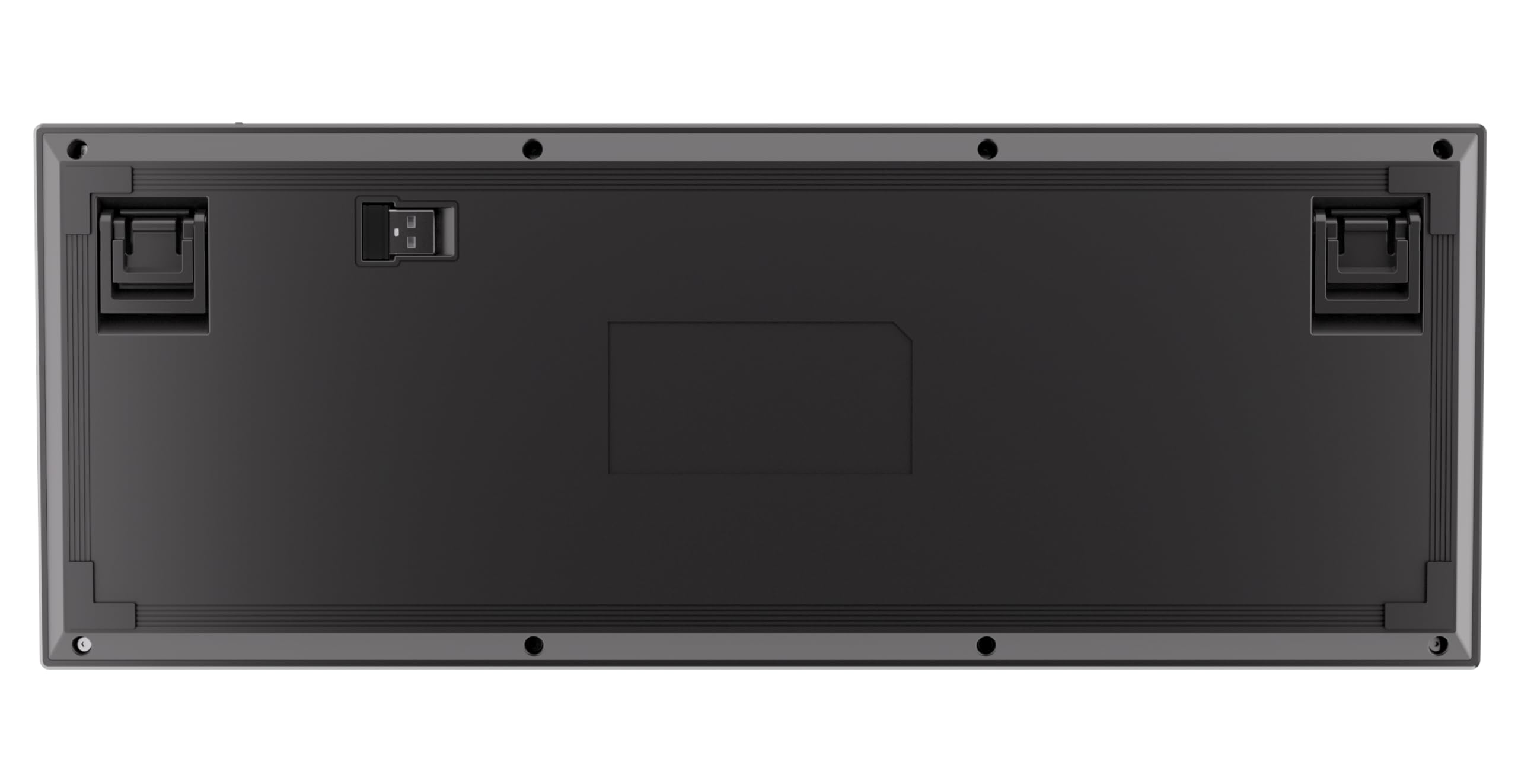 Alt View 5. TECH SAFARI - Spectre 96 Rgb Mechanical Gaming Customizable Lcd Screen Tri-mode Wireless With Knob Gasket Mount South Fac... - White, Red Switch (Linear).