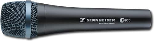 Front. Sennheiser - Vocal Stage Microphone - Black.