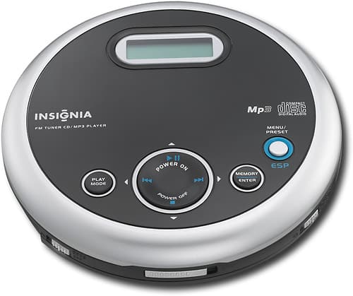 Best Buy: Insignia™ Portable CD Player with FM Tuner and MP3