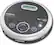Left. Insignia™ - Portable CD Player with FM Tuner and MP3 Playback - Black.