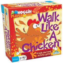Outset Media - Outset Media: Walk Like A Chicken -No Reading Required Hide & Seek Role-Playing Activity Game