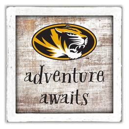 Fan Creations - Missouri Tigers 14'' x 13'' Adventure Awaits Money Box - Multicolor