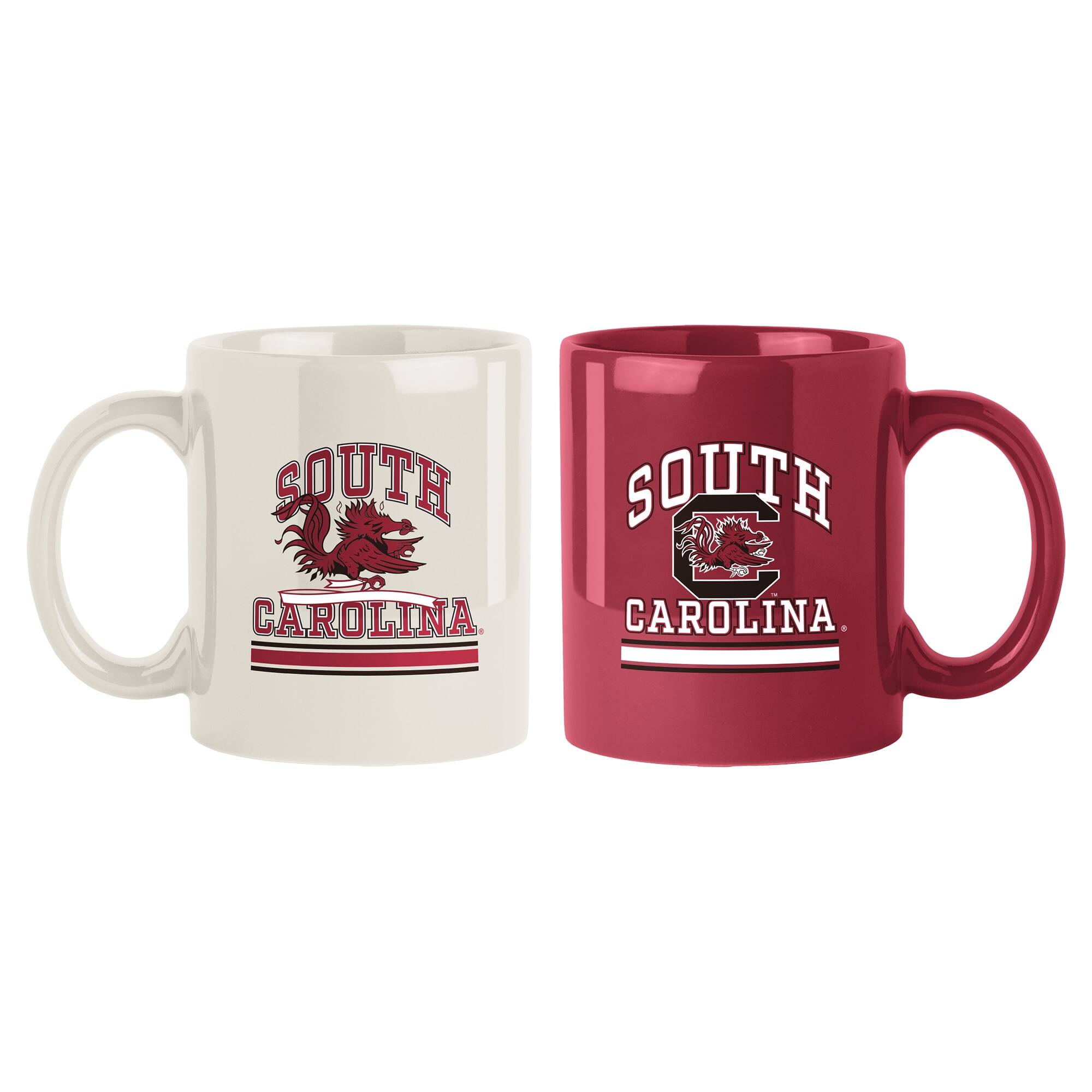 Logo Brands - South Carolina Gamecocks 15oz. Current & Throwback Mug Set - Multicolor price history on PriceWatchPro