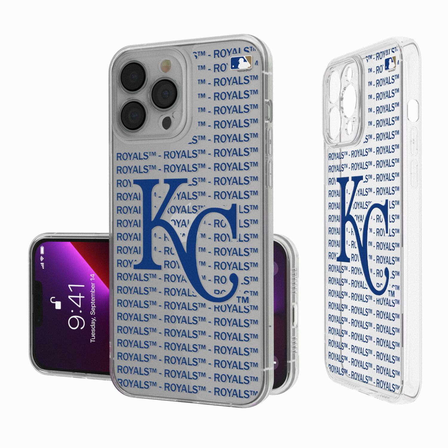 Keyscaper - MLB - Kansas City Royals Text Backdrop Clear iPhone Case - 13 mini - Multicolor price history on PriceWatchPro