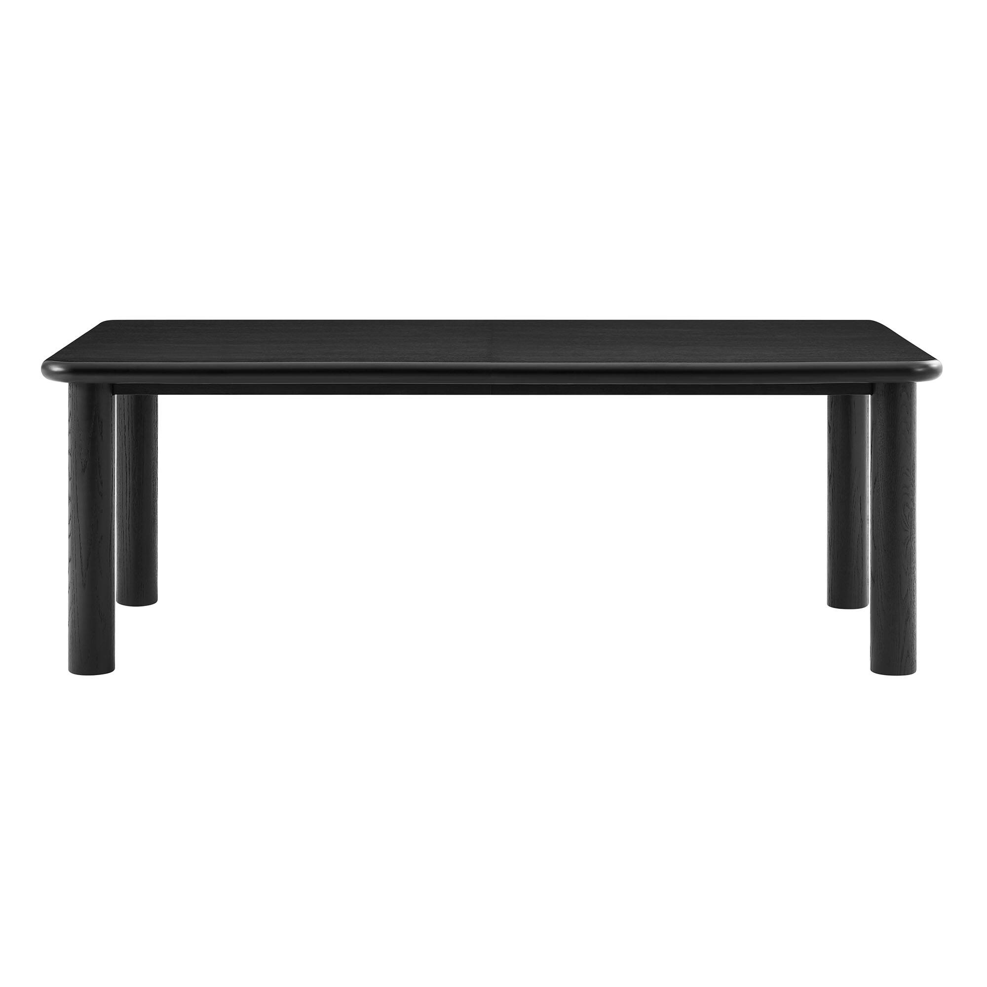 Alt View 1. Modway - Alvia 86"–105" Extendable Rectangular Wood Dining Table by Modway - Black.