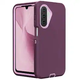 Entronix - Case for Galaxy A17 - Triple-Layer Heavy Duty Protection - Purple