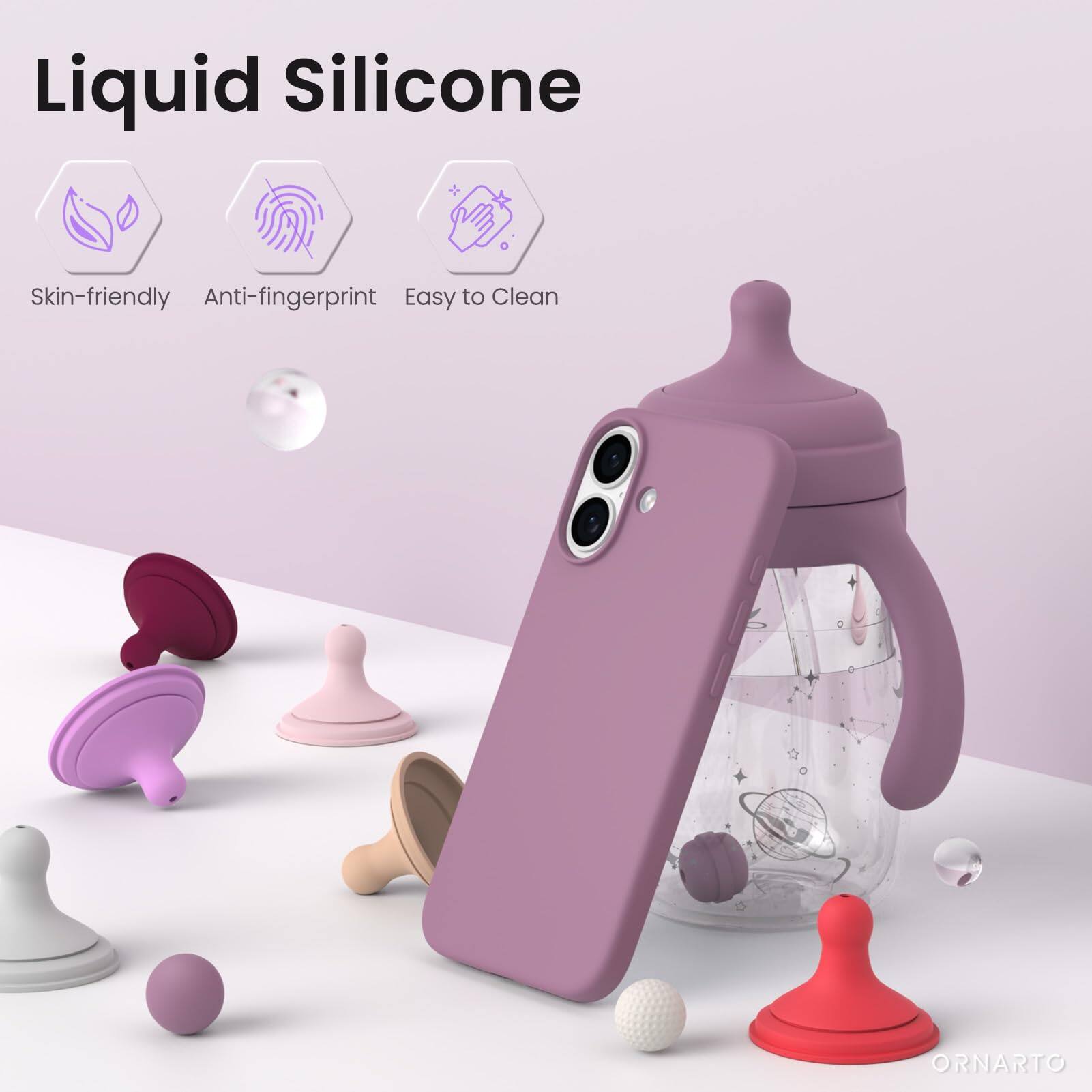 Liquid Silicone

Skin-friendly  
Anti-fingerprint  
Easy to Clean  

ORNARTO