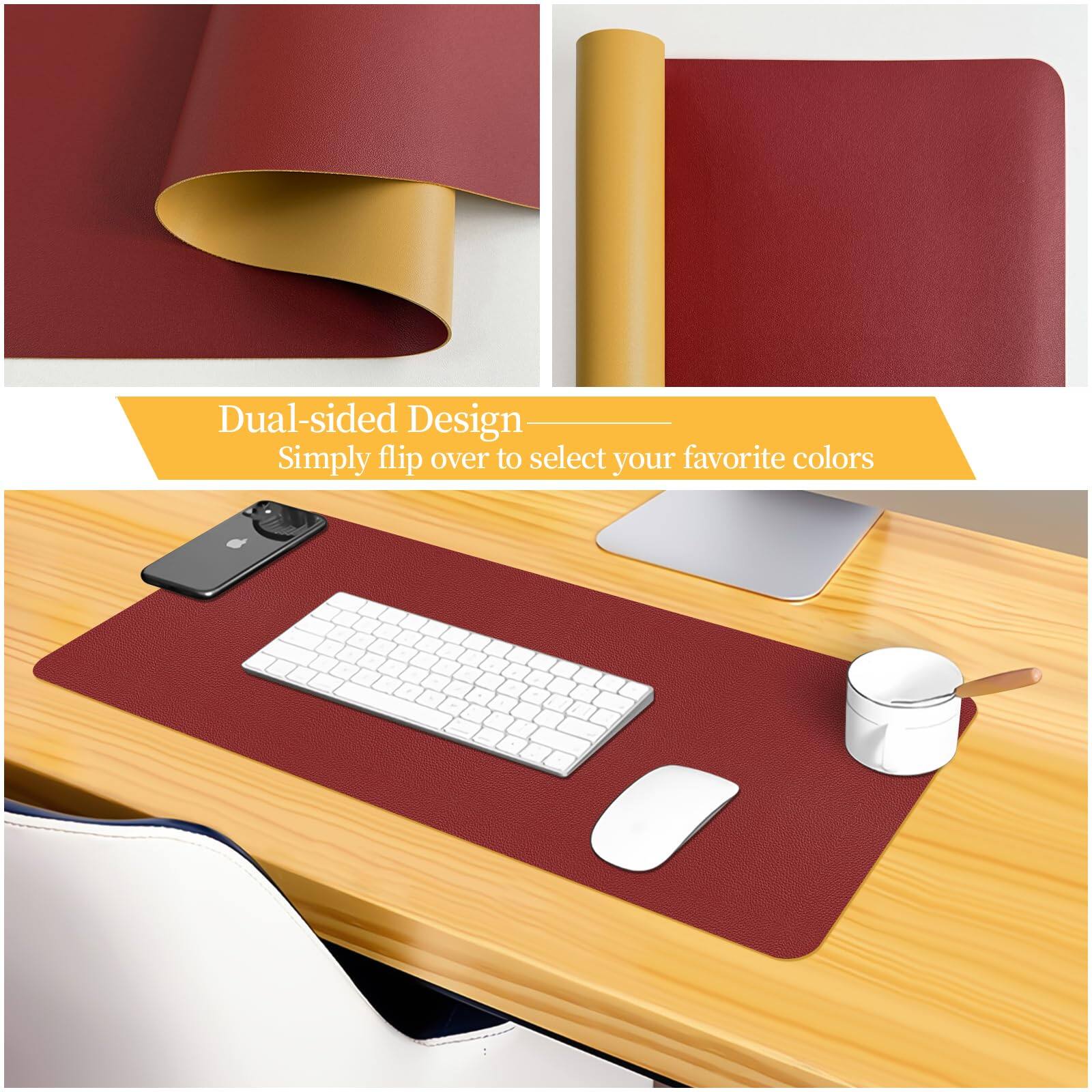 Dual-sided Design  
Simply flip over to select your favorite colors