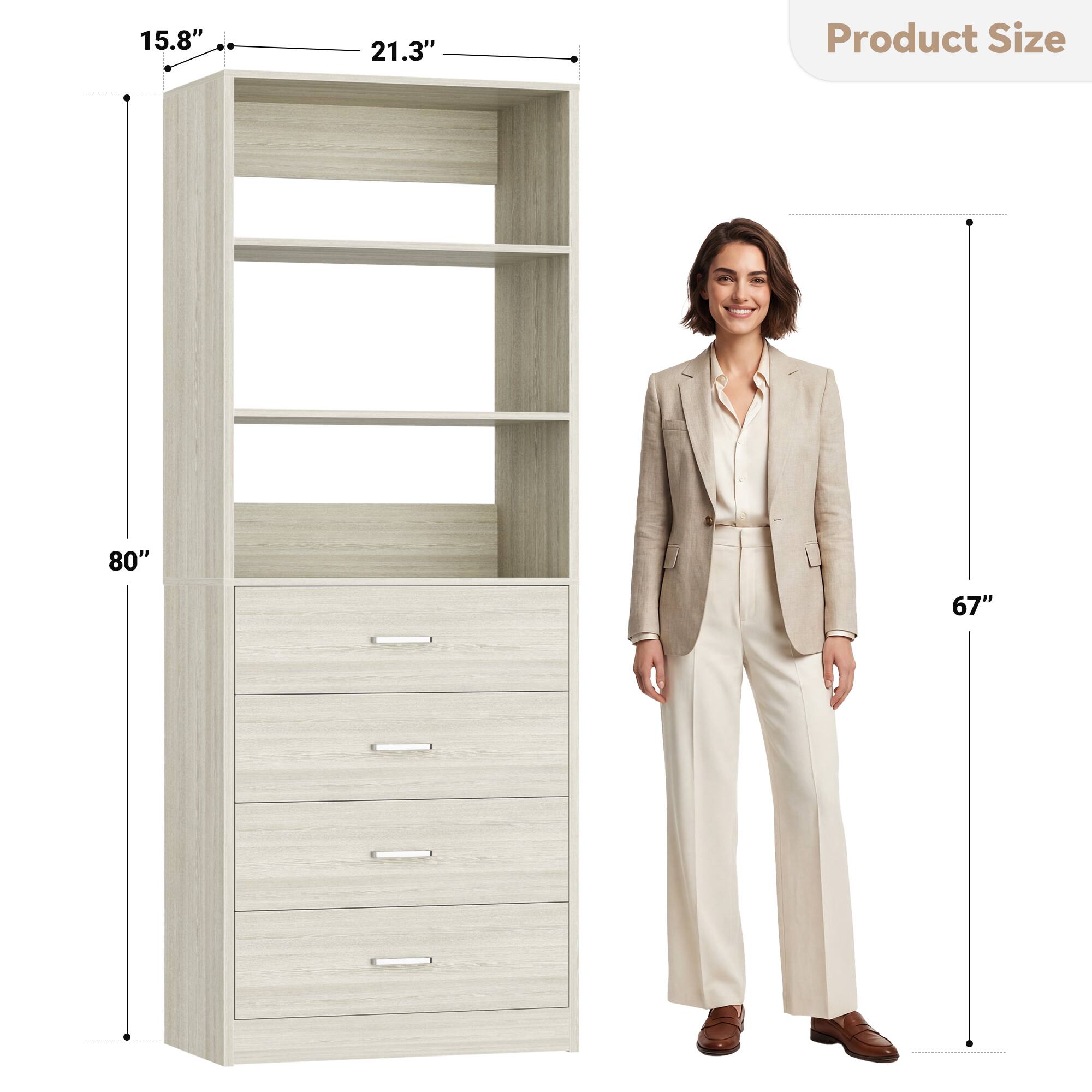 15.8" x 21.3"  
Product Size: 80" x 67"