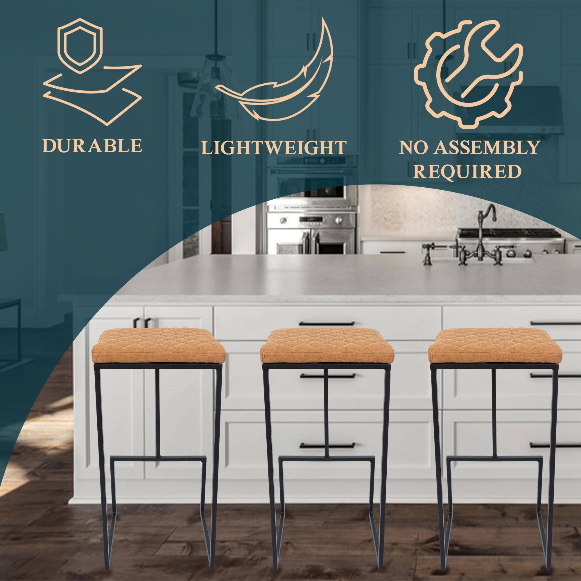 DURABLE  
LIGHTWEIGHT  
NO ASSEMBLY REQUIRED