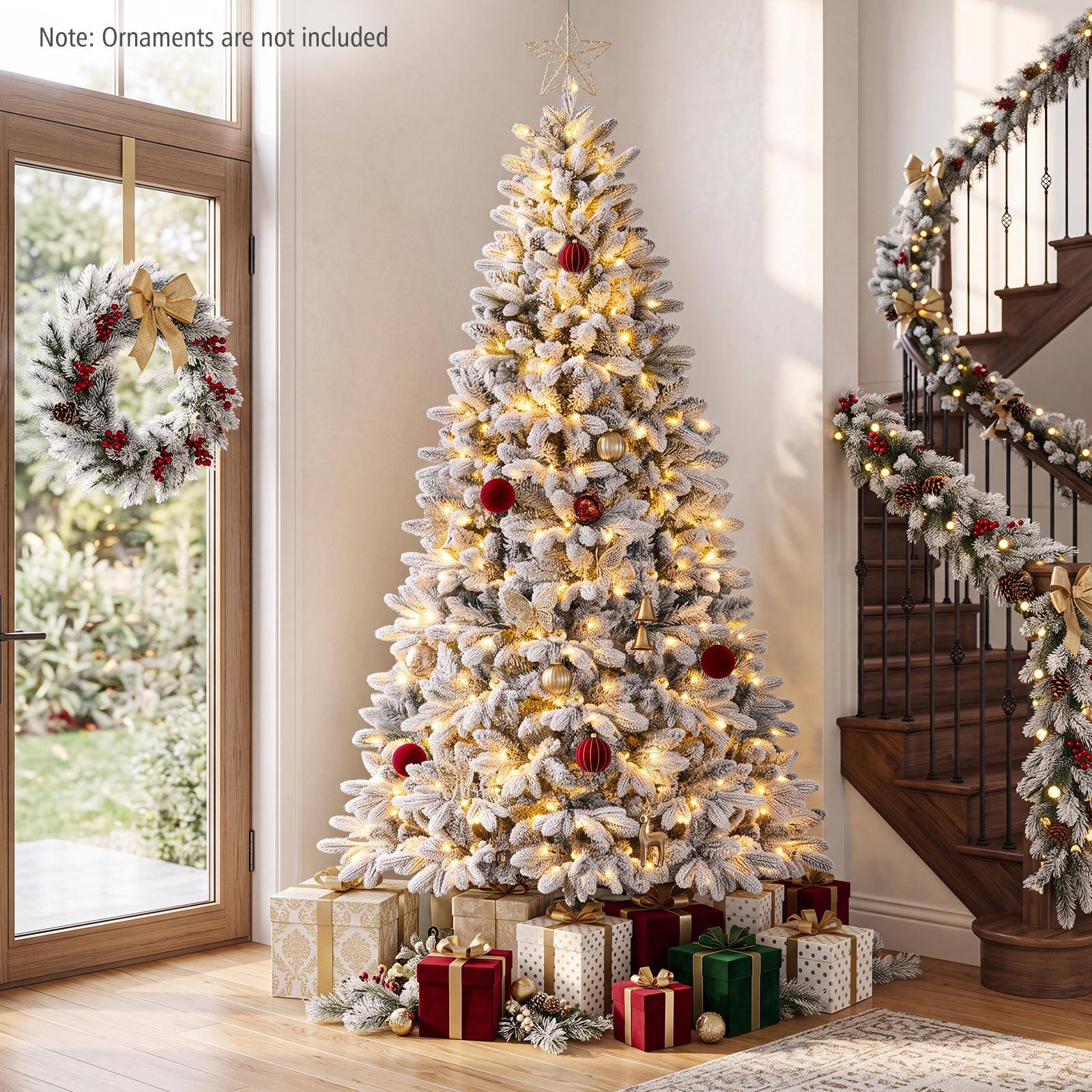 Note: Ornaments are not included