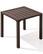 Front. Crestlive Products - Crestlive Products Aluminum Square Side Table Small Patio Coffee Bistro - Brown.