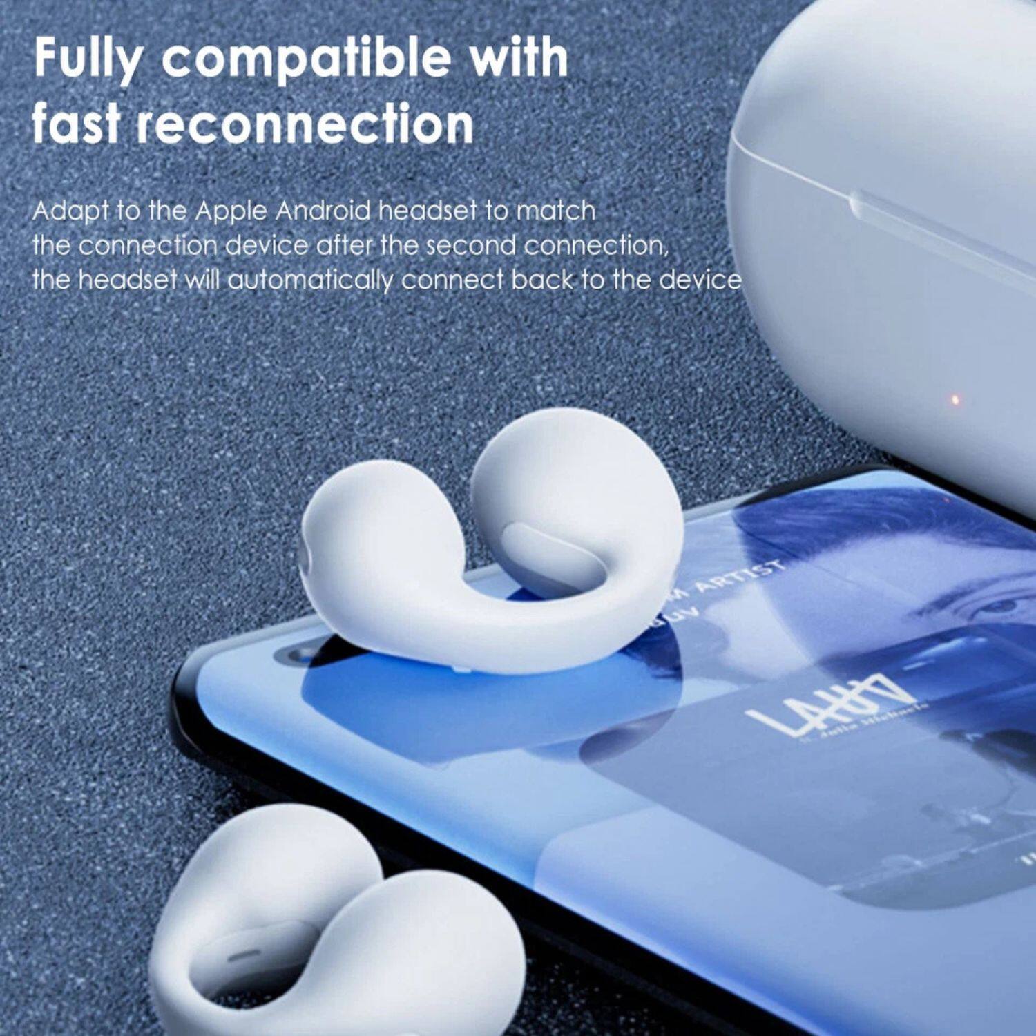 Fully compatible with fast reconnection

Adapt to the Apple Android headset to match the connection device after the second connection, the headset will automatically connect back to the device