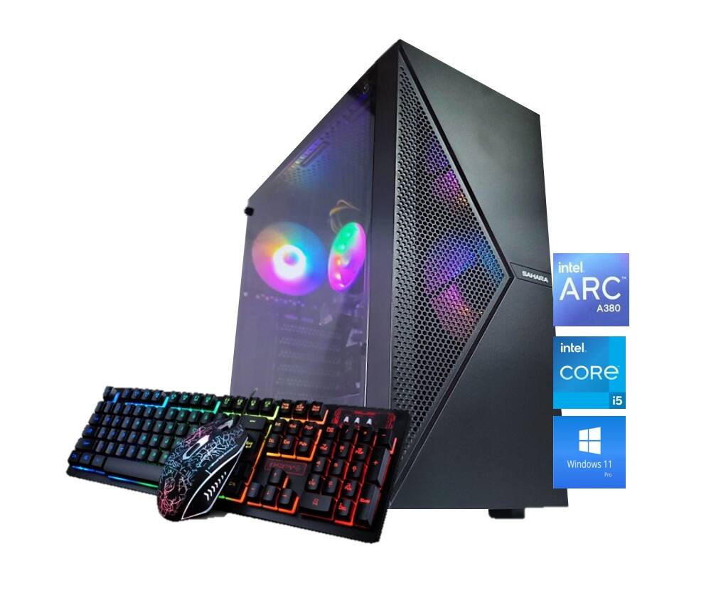 intel SAHARA ARC A380  
intel CORE i5  
Windows 11 Pro