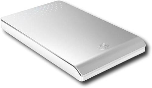 Angle Standard. Seagate - FreeAgent Go 500GB External USB 2.0 Portable Hard Drive - Silver.